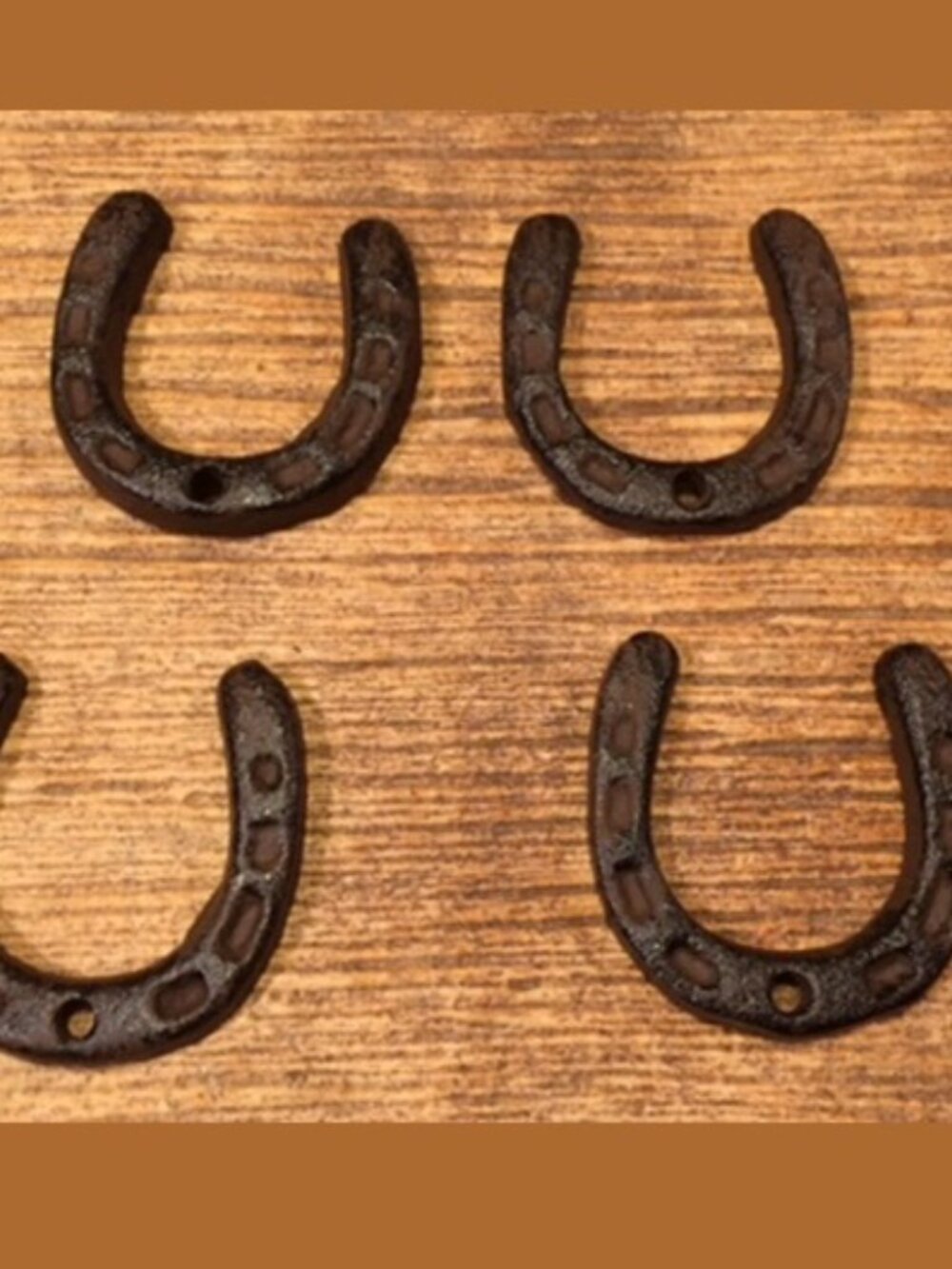 Ten (10) X-Small Horse Shoe Rustic Cast Iron 2" Tall Set of Ten (10) 0170-05211 - Picture 7 of 11